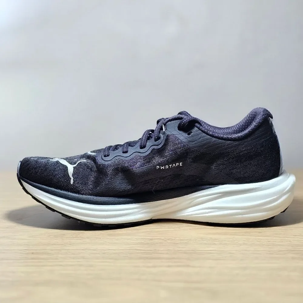 Puma Deviate Nitro 2 Elite Men's Running Shoes Black White 11 PWRPLATE New SE